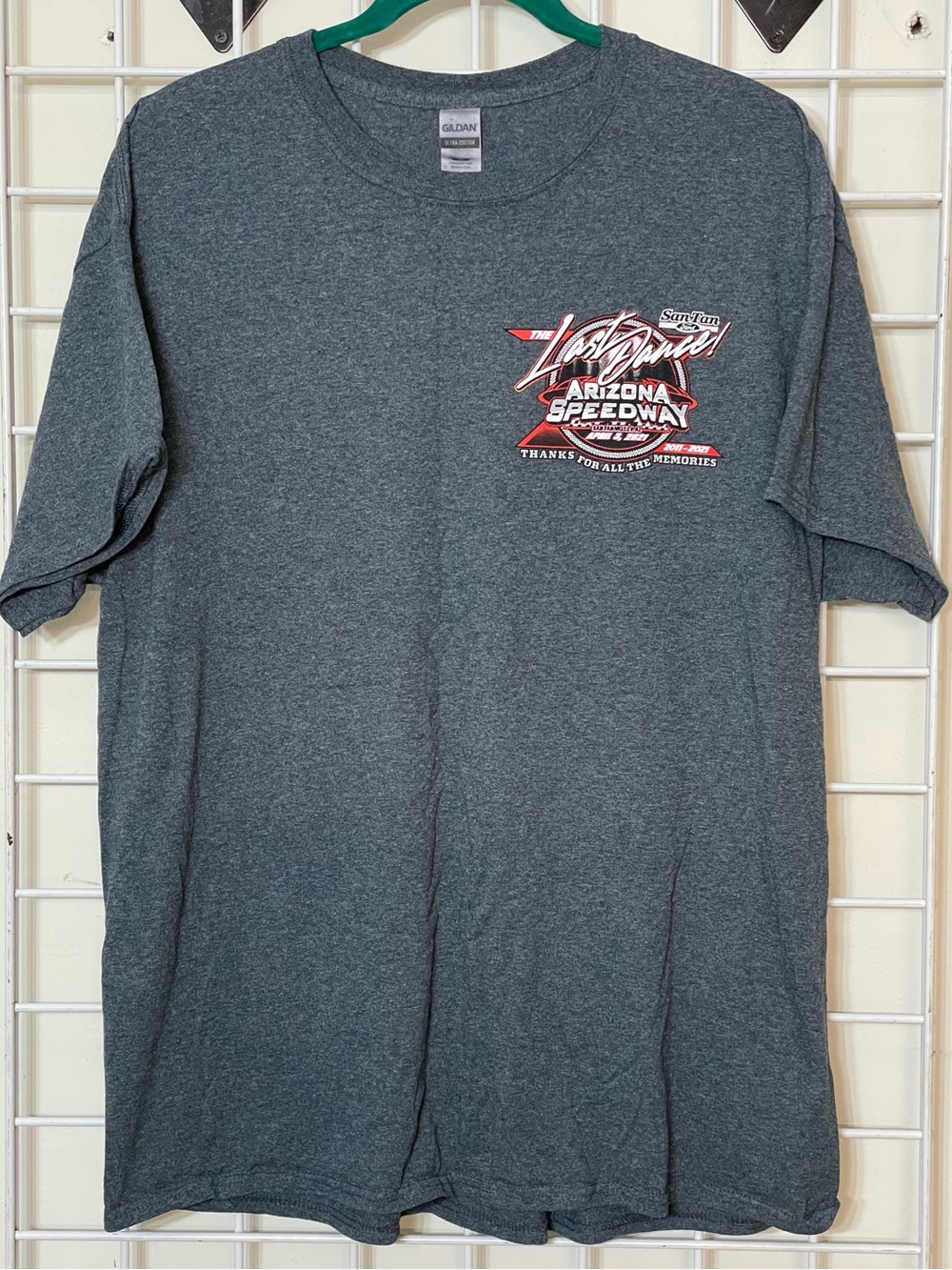 Arizona Speedway The Last Dance Track Graphic Tee - Gray Size XL
